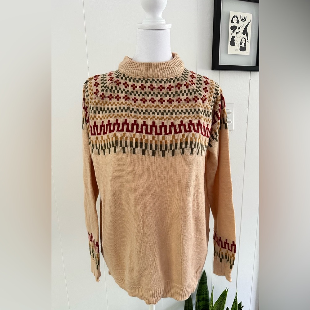 Retro Inspired Cozy Sweater 🧡